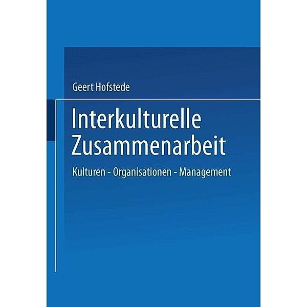 Interkulturelle Zusammenarbeit, Geert Hofstede