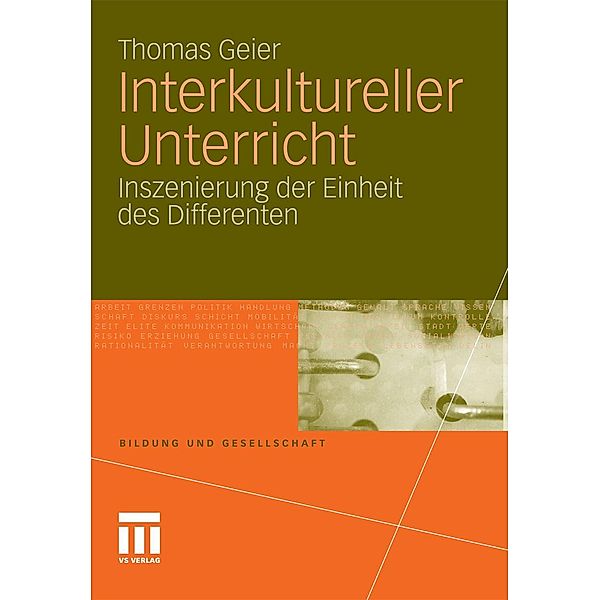 Interkultureller Unterricht / Bildung und Gesellschaft, Thomas Geier