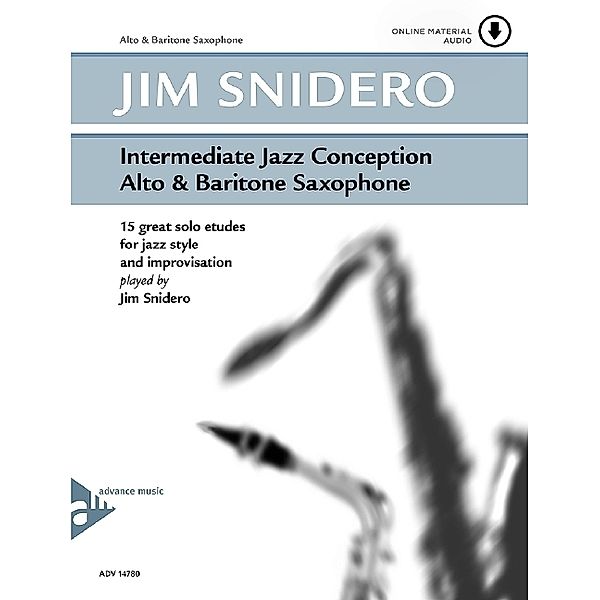 Intermediate Jazz Conception Alto & Baritone Sax, w. Audio-CD, Jim Snidero