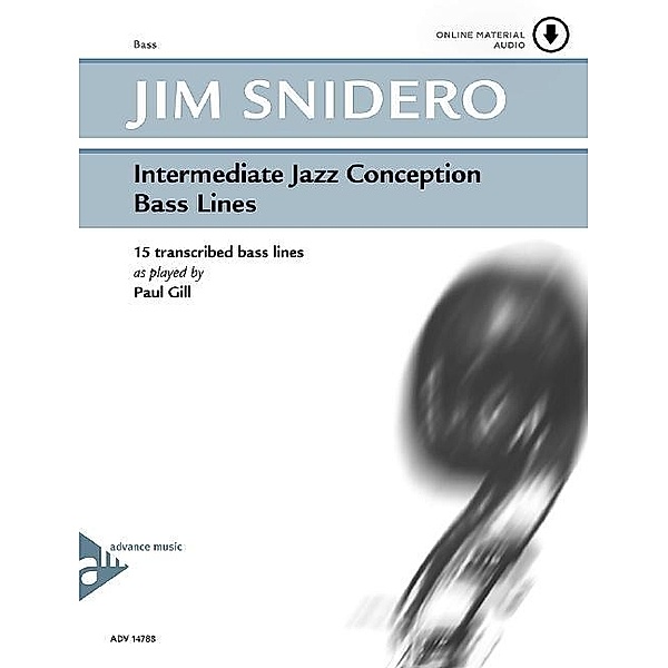 Intermediate Jazz Conception Bass Lines, Bass, w. Audio-CD, Jim Snidero