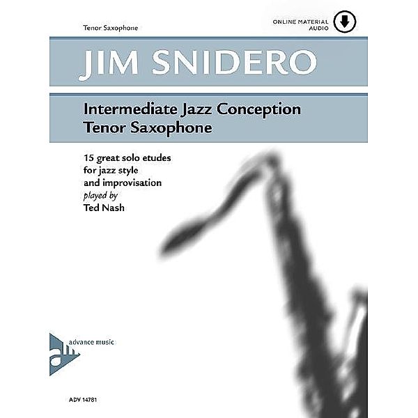Intermediate Jazz Conception Tenor Sax, w. Audio-CD, Jim Snidero