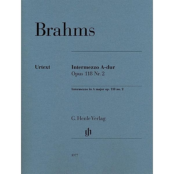 Intermezzo A-dur op. 118 Nr. 2, Johannes Brahms