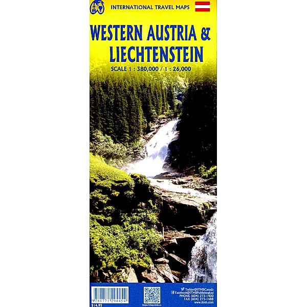 Intern.Travel Maps / Liechtenstein/Western Austria