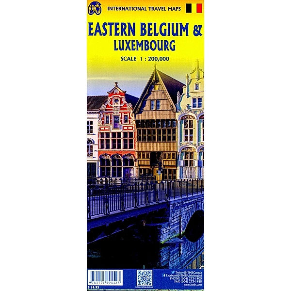 Intern.Travel Maps / Luxembourg/ East Belgium