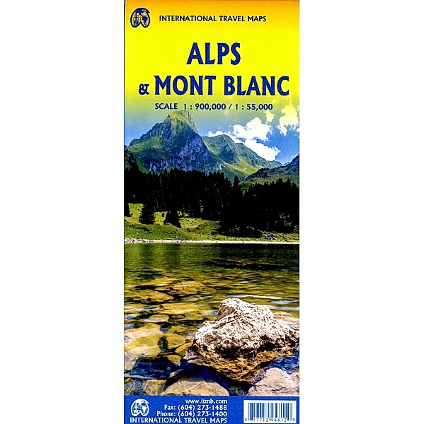 Intern.Travel Maps / Mont Blancs / Alpes