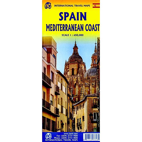 Intern.Travel Maps / Spain Mediterian Coast