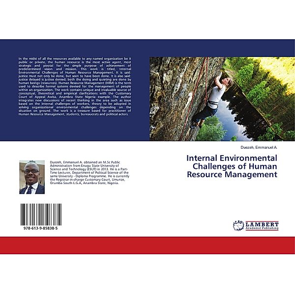 Internal Environmental Challenges of Human Resource Management, Duezeh, Emmanuel A.
