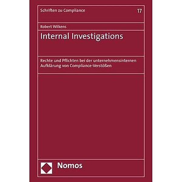 Internal Investigations, Robert Wilkens