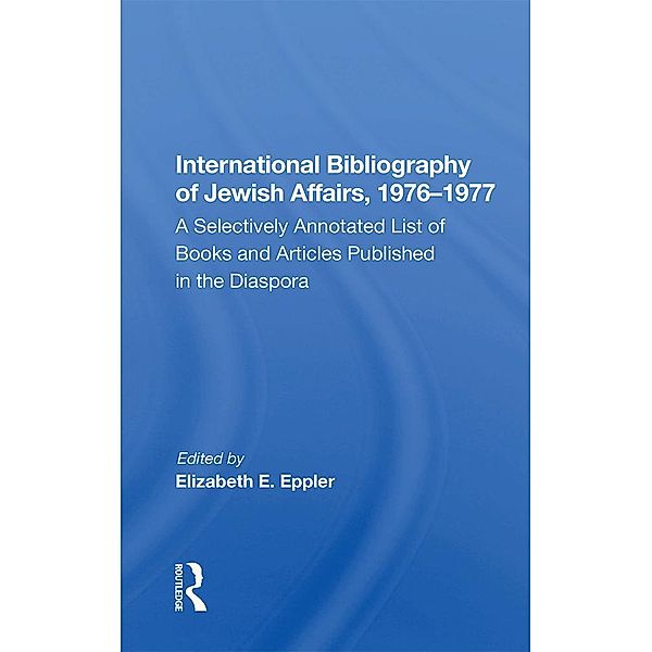International Bibliography of Jewish Affairs, 1976-1977