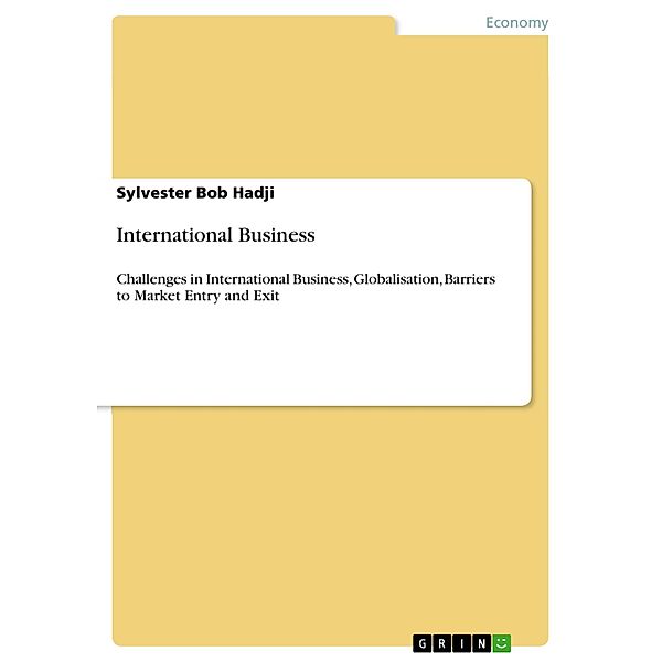 International Business, Sylvester Bob Hadji