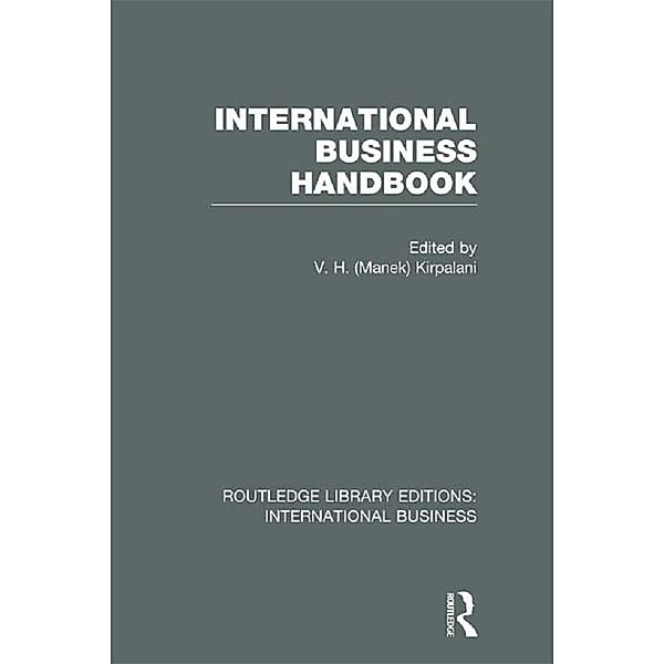 International Business Handbook (RLE International Business)