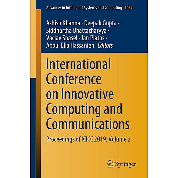 International Conference on Innovative Computing and Communications / Advances in Intelligent Systems and Computing Bd.1059