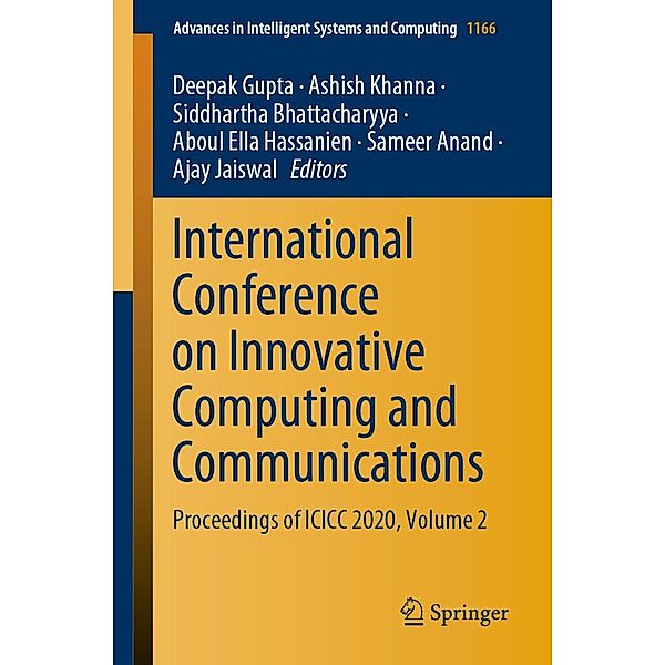 International Conference on Innovative Computing and Communications / Advances in Intelligent Systems and Computing Bd.1166