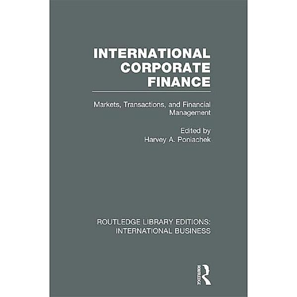 International Corporate Finance (RLE International Business)