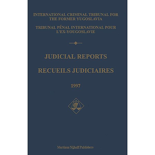 International Criminal Tribunal for the Former Yugoslavia/Tribunal Pénal International pour l'ex-Yougoslavie