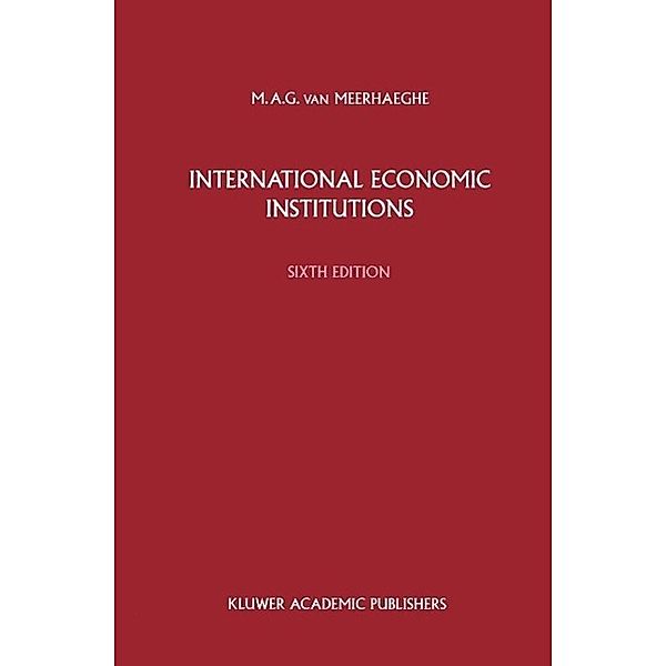 International Economic Institutions, M. A. van Meerhaeghe