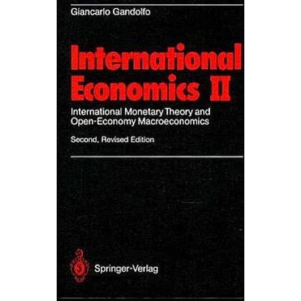 International Economics, 2 Vol.: Vol.2 International Economics II, Giancarlo Gandolfo