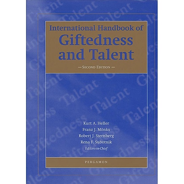 International Handbook of Giftedness and Talent