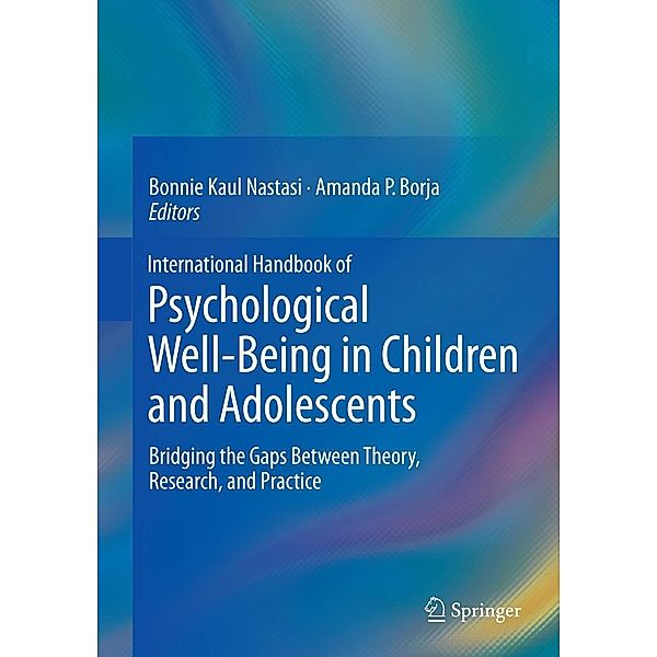 International Handbook of Psychological Well-Being in Children and Adolescents