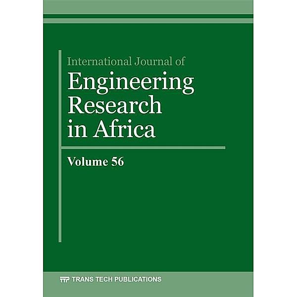 International Journal of Engineering Research in Africa Vol. 56