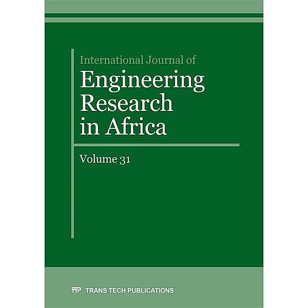 International Journal of Engineering Research in Africa Vol. 31
