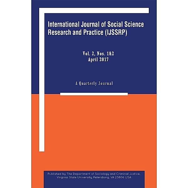 International Journal of Social Science Research and Practice, Department of Sociology and Criminal Justice