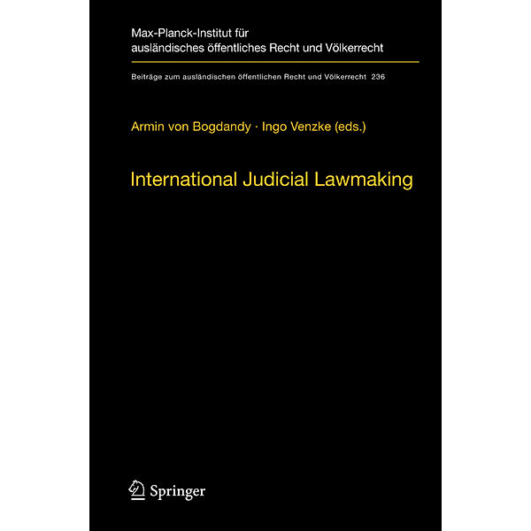 International Judicial Lawmaking