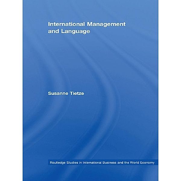 International Management and Language, Susanne Tietze