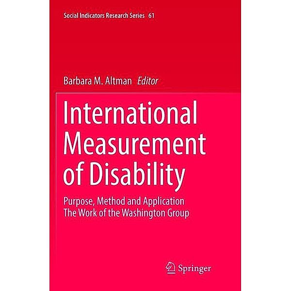 International Measurement of Disability