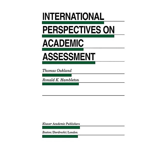 International Perspectives on Academic Assessment / Evaluation in Education and Human Services Bd.39