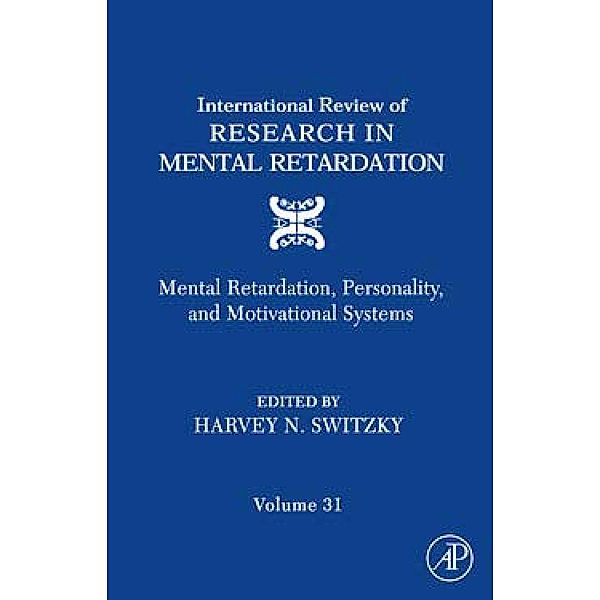 International Review of Research in Mental Retardation