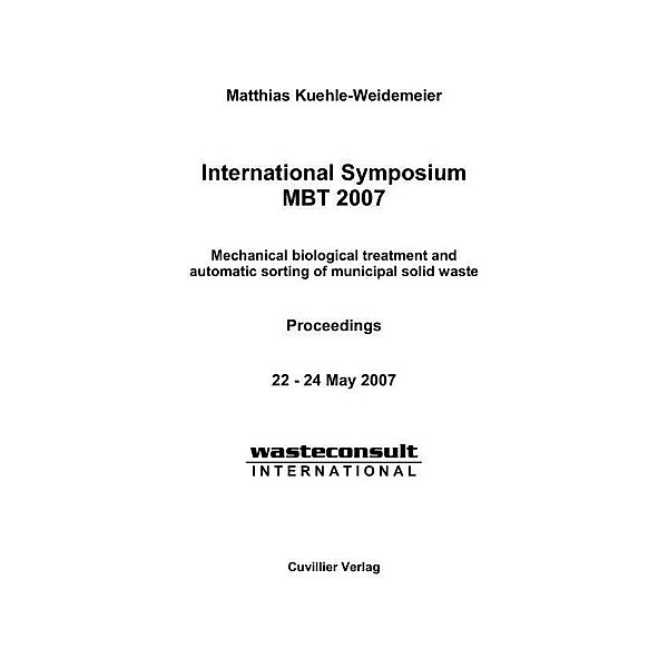 International Symposium MBT 2007