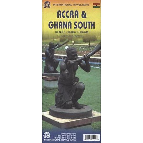 International Travel Map ITM Accra & Ghana South