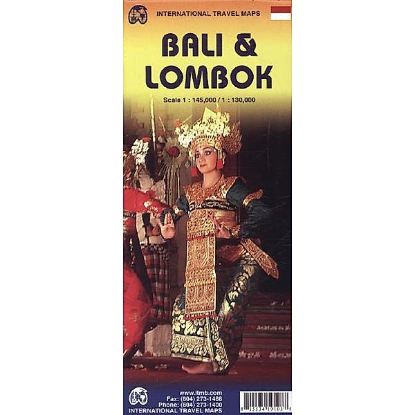 International Travel Map ITM Bali - Lombok