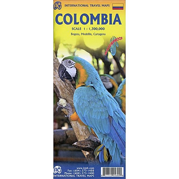 International Travel Map ITM Columbia