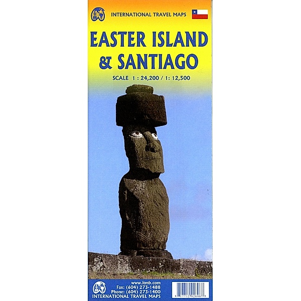 International Travel Map ITM / Easter Island / Chile
