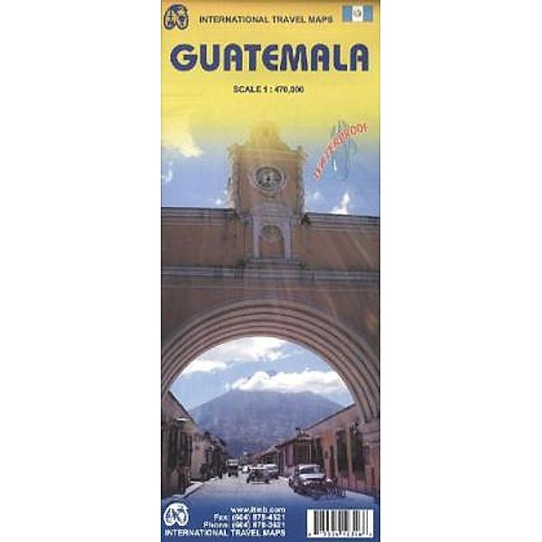 International Travel Map ITM Guatemala