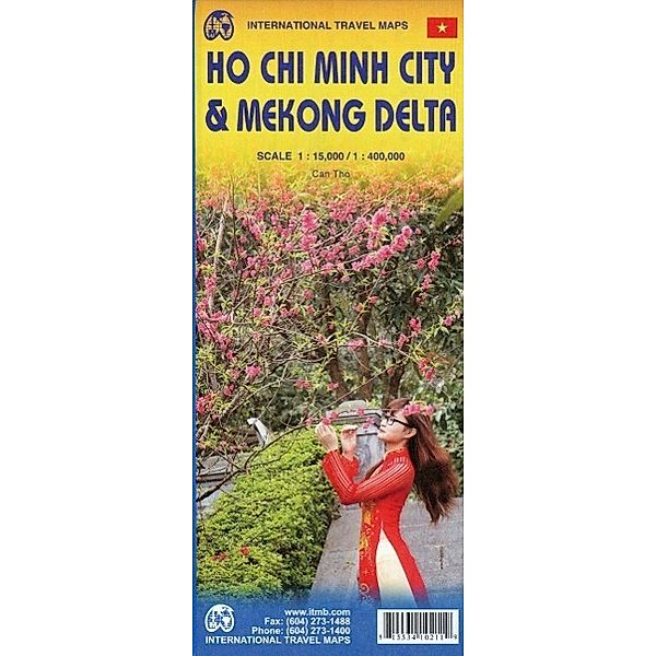 International Travel Map ITM Ho Chi Minh City & Mekong Delta