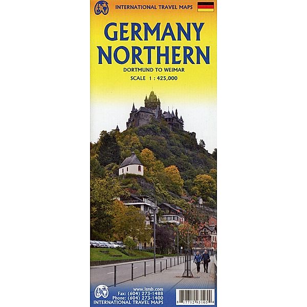 International Travel Map ITM / International Travel Map ITM Germany North