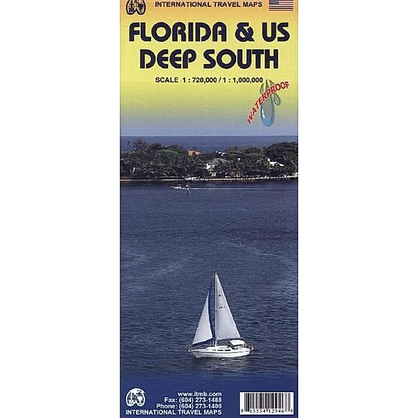 International Travel Map ITM / International Travel Map ITM USA Deep South