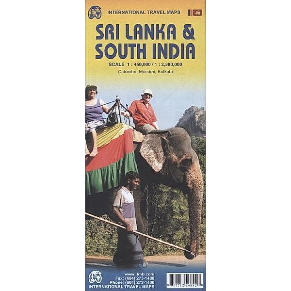 International Travel Map ITM / International Travel Map ITM Sri Lanka - South India