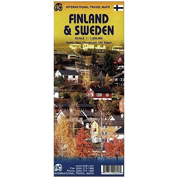International Travel Map ITM / International Travel Map ITM Topographische Karte Sweden & Finland