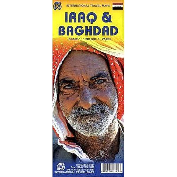 International Travel Map ITM Iraq & Baghdad