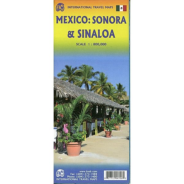 International Travel Map ITM / ITM Map Mexico Sonora