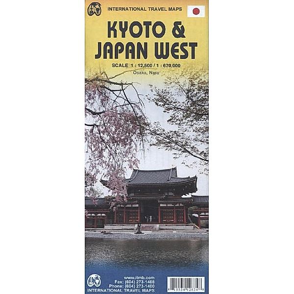International Travel Map ITM Kyoto & Japan West. International Travel Map ITM Japan West & Kyoto