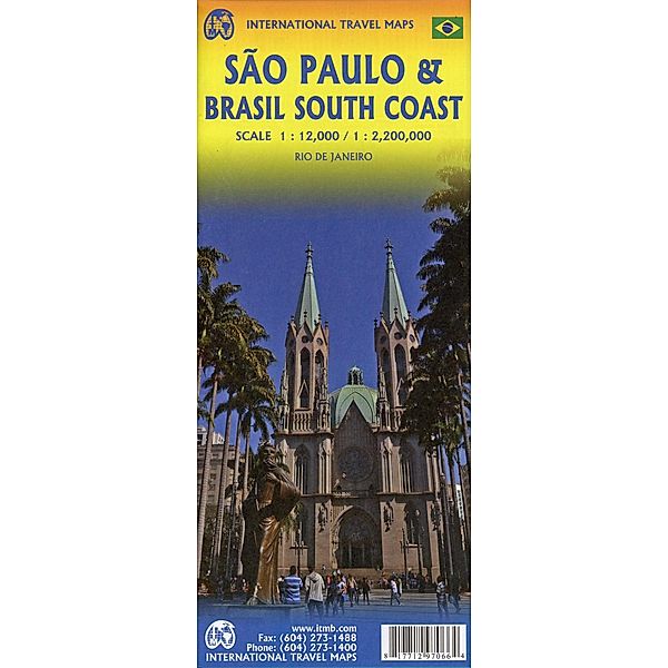 International Travel Map ITM Sao Paulo