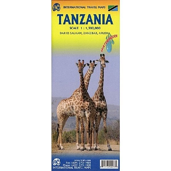International Travel Map ITM Tanzania