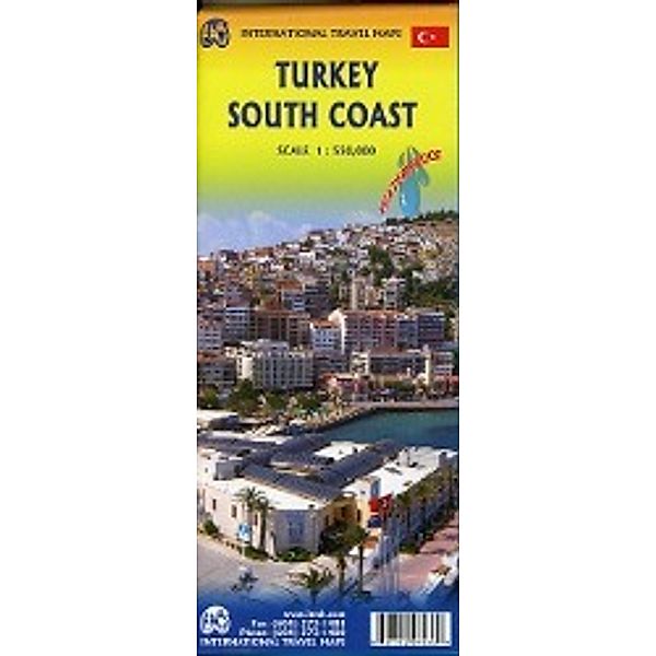 International Travel Map ITM Turkey South Coast