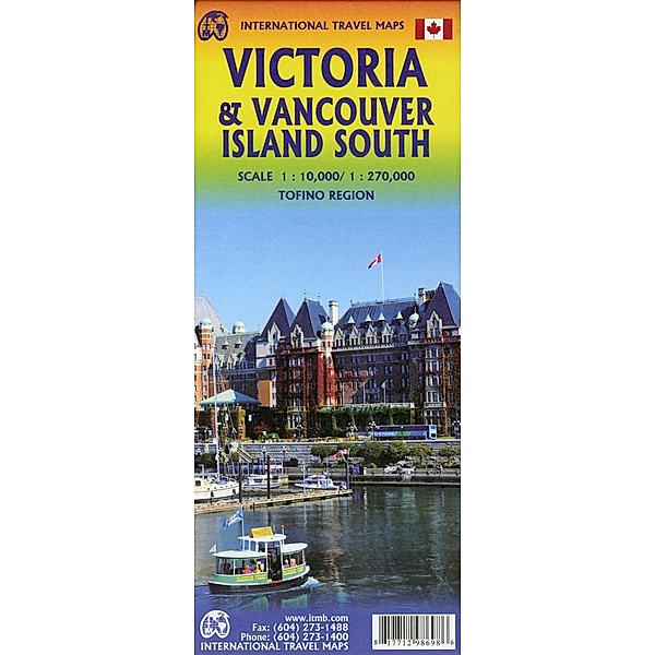 International Travel Map ITM Victoria / Vancouver