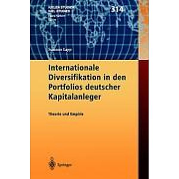 Internationale Diversifikation in den Portfolios deutscher Kapitalanleger, Susanne Lapp